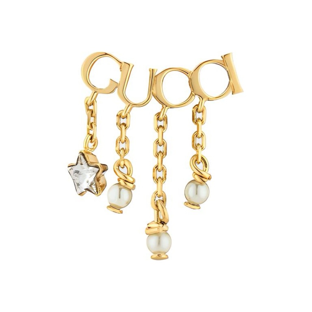 ❌sold-Gucci Women 'Gucci Script' Single Earrings NWT